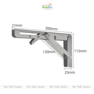 Giá Đỡ Gắn Tường Gấp Gọn Cho Bàn Kệ Gắn Tường 1 Bộ (2 Cái)