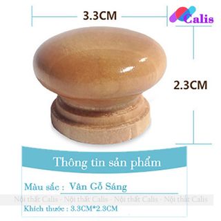 Combo 10 Tay Nắm Cửa Tủ Gỗ Hình Núm Tròn G-01