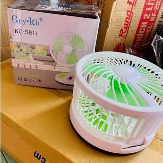 QUẠT TÍCH ĐIỆN GẤP GỌN CÓ ĐÈN LED KC- 5811