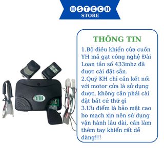 [Hỏa tốc từ Q.Gò Vấp] Bộ điều khiển cửa cuốn YH Hstech siêu xịn tần số 433mhz
