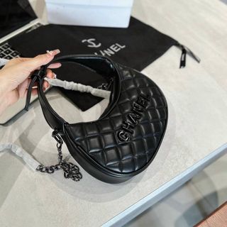 Túi xách quảng châu Cắp Nách Full Black - 12B5404 (Chuyên sỉ túi xách sll, balo, ví, thắt lưng, túi Laptop)