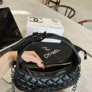Túi xách quảng châu Cắp Nách Full Black - 12B5404 (Chuyên sỉ túi xách sll, balo, ví, thắt lưng, túi Laptop)
