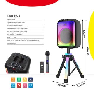 Loa Bluetooh Karaoke NDR-102B