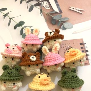 MÓC KHOÁ BẰNG LEN ~ BÉ NẤM CUTIE