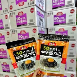 Rong Biển Rắc Cơm Tẩm Gia Vị Hàn Quốc HAESONG Bịch 40G (Thùng 24 bịch) giá sỉ