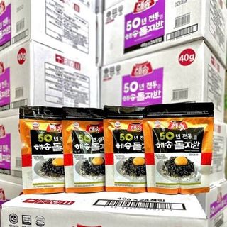 Rong Biển Rắc Cơm Tẩm Gia Vị Hàn Quốc HAESONG Bịch 40G (Thùng 24 bịch)
