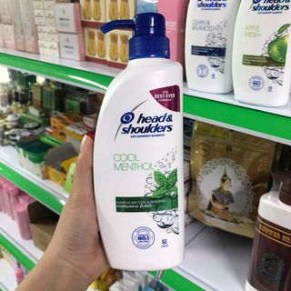 Dầu gội head and shoulder Thái Lan 370ml bạc hà