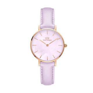 ĐỒNG HỒ DA NỮ CAO CẤP D.W TRÒN TÍM 1