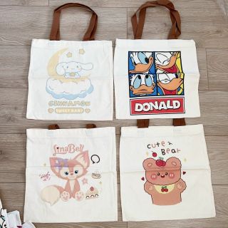 Túi tote canvas CÓ KHOÁ KÉO - QC in 1 mặt (mix mẫu ko chọn)