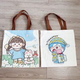 Túi tote canvas CÓ KHOÁ KÉO - QC in 1 mặt (mix mẫu ko chọn)