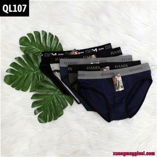 Quần lót, quần xì, quần tam giác nam cao cấp thun 4 chiều trơn có nhiều lưng (Mã QL107)