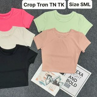 Kho xuất lô crop mới chất thun 2 da 5 màu size sml mới nhất 2024 Thể Thao cao cấp Siêu Đẹp Giá Sỉ, giá sỉ