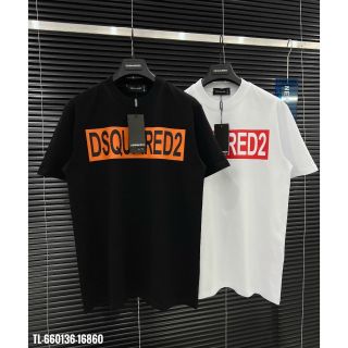 Áo thun Dsquared2 in bảng chữ thiết kế hot trend Nam nữ New 2024