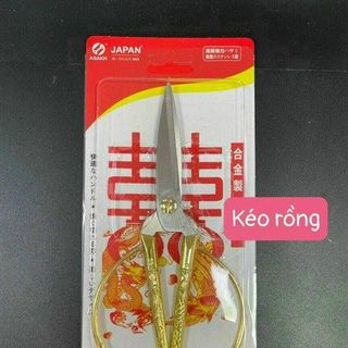 KÉO CẮT RỒNG PHƯỢNG CÁN VÀNG