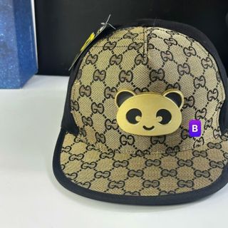 Mũ lưỡi trai trẻ em đính gấu trúc CQ