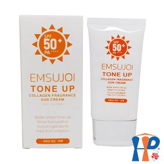 Kem chống nắng nâng tông da EJS Emsujoi Tone Up Collagen Fragrance Sun Cream SFP50+ PA+++ 50ml Hani Peni giá sỉ