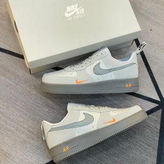 Giày Thể Thao Sneaker AF1 Low ‘Wolf Grey Kumquat’ ( High Quality ) ( Sẵn Kho )