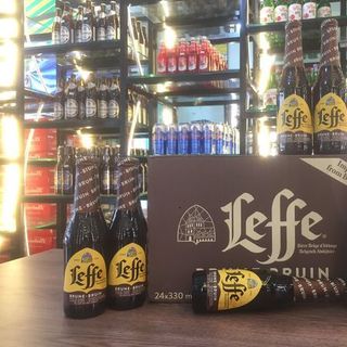 Bia Leffe nâu Brune 6,5% – 24 chai 330ml