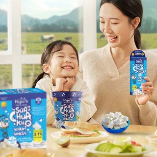 [ 10vị ] Sữa chua khô Kyu's 20G: Dâu, Chuối, Nguyên bản, Chanh Dây - Hỗ trợ tiêu hóa, ngừa biếng ăn