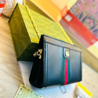 Túi xách quảng châu  Clutch Kèm Dây Xích Full 2 Box - 02B5428  (Chuyên sỉ túi xách sll, balo, ví, thắt lưng, túi Laptop)