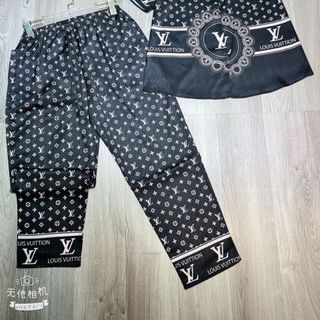 pijama xước dài Tay ngắn