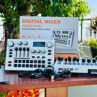 Soundcard X7 Mới Nhất 2024 - Hỗ Trợ Micro 48V, Tích Hợp Hiệu Ứng Auto Tune, Điều Chỉnh Giọng Hát, Nhiều Hiệu Ứng Âm Thanh Cao Cấp