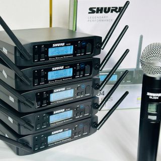 Micro Đầu Thu Lớn GLXD4 - Micro Karaoke Cao Cấp, Hút Âm Tốt, Bắt Sóng Xa Ổn Định, Chống Hú Tuyệt Đối, Điều Chỉnh Riêng Biệt