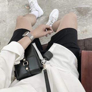 TÚI ĐEO CHÉO NAM NỮ UNISEX FORM CỨNG KHÓA NAM CHÂM THỜI TRANG WH593 - WINNIE HOUSE