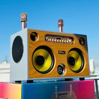 Siêu Loa Xách Tay MTMAX DK26Pro Chính Hãng - Hệ Thống 6 Loa 3 Đường Tiếng Bass, Trung, Treble Âm Thanh Đa Hướng Kèm 2 Micro Cao Cấp