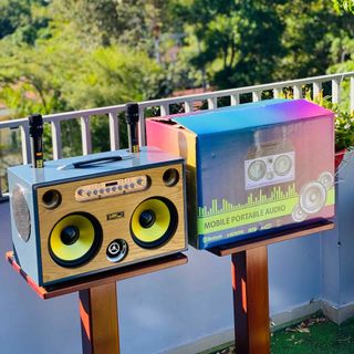 Siêu Loa Xách Tay MTMAX DK26Pro Chính Hãng - Hệ Thống 6 Loa 3 Đường Tiếng Bass, Trung, Treble Âm Thanh Đa Hướng Kèm 2 Micro Cao Cấp