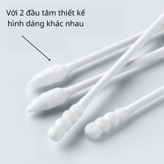 Hộp 200 Tăm Bông 2 Đầu
