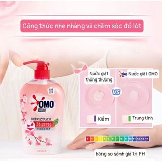 Nước Giặt Nội Y Omo Nội Địa Trung (Thùng 24 Chai)