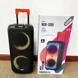 Loa Bluetooth Karaoke NDR-1095(Bass đôi 8", 1 Micro)