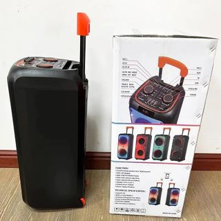 Loa Bluetooth Karaoke NDR-1095(Bass đôi 8", 1 Micro)