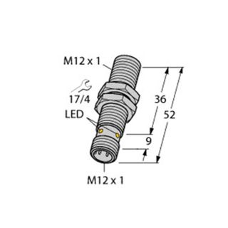 Công Tắc Tiệm Cận Turk NPN Chính Hãng BI4-M12-AP6X-H1141 Cảm Biến Cảm Ứng Miễn Phí Vận Chuyển - Giá tại xưởng
