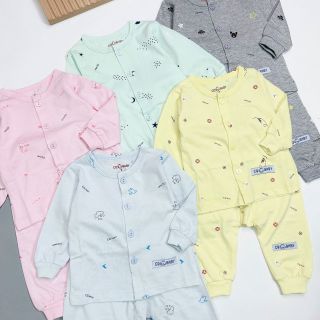 Bộ Quần Áo Dài Tay Nhiều Màu Cho Bé - 100% Cotton - CQ