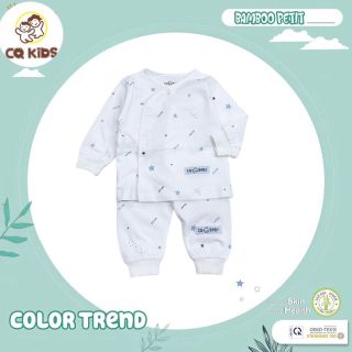 Bộ Quần Áo Dài Tay Cúc Chéo - CQ Baby 100% Cotton