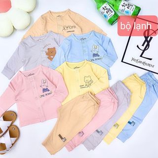 Bộ Quần Áo Dài Tay Cài Giữa CQ Baby - Vải Bamboo Mềm Mại