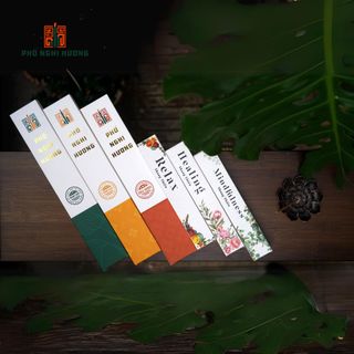 Hương Thơm Nhẹ Nhàng Thanh Mát - Nhang Sạch Hương Thảo An Nhiên - Nhang Chung Cư, Không Đậu Tàn, Nguyên Liệu Tự Nhiên, Tẩy Mùi Ẩm Mốc Uế khí - Nhang Thắp Hương - Cao 32cm, 75g.