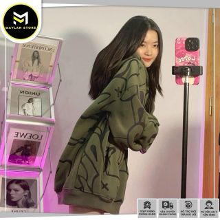Áo hoodie NOT RABBIT hình in 3D toàn thân không lem, nón rộng 2 lớp tay phồng. Giá sỉ - giá bán buôn