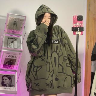 Áo hoodie NOT RABBIT hình in 3D toàn thân không lem, nón rộng 2 lớp tay phồng. Giá sỉ - giá bán buôn