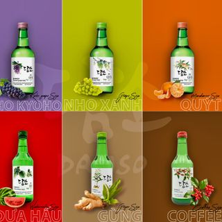 Rượu Soju Damso Hàn Quốc 360ml - Vị Táo