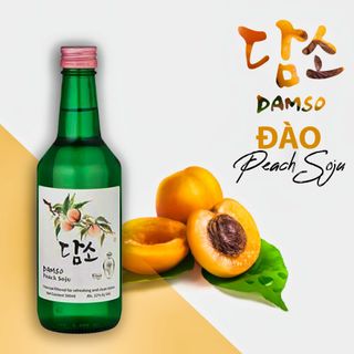 Rượu Soju Damso Hàn Quốc 360ml - Vị Đào giá sỉ