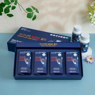 Viên uống hỗ trợ điều trị các bệnh xương khớp
SMS BIO PHARM Hàn Quốc Signature MSM Gold