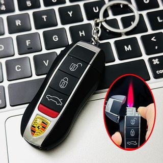 BẬT LỬA KHÈ MÓC KHOÁ XE HƠI POR.SCHE CÓ ĐÈN PIN – XÀI GAS
