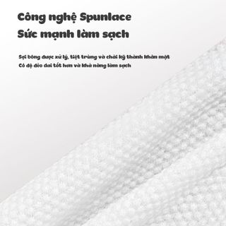 Khăn lau mặt đa năng dùng 1 lần Top Gia túi cuộn 80 tờ