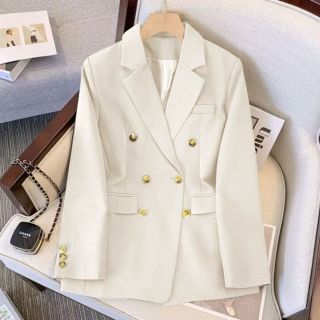 Áo vest blazer kiểu mới phong cách Hàn Quốc dáng lỡ hai lớp (mã 2)