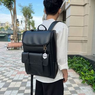 BALO DA NAM NỮ CỠ LỚN CHỐNG SỐC 5 MẶT, NHIỀU NGĂN PHỤ, ĐỰNG VỪA LAPTOP 15.6INCH WH607 - WINNIE HOUSE