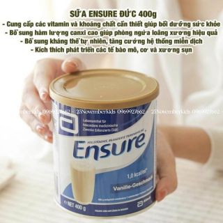 Sữa Bột Ensure Vanille Geschmack, 400 g
