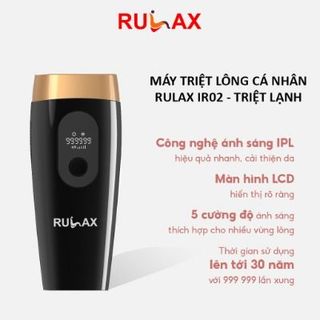 Máy Triệt Lông Lạnh RULAX Sóng IPL 999999 Xung, Trẻ Hóa Da Tự Động Phiên Bản Cao Cấp |BẢO HÀNH 12 THÁNG|